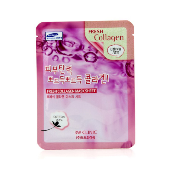 3W Clinic - Fresh Collagen Mask Sheet - 1stück von 3W Clinic