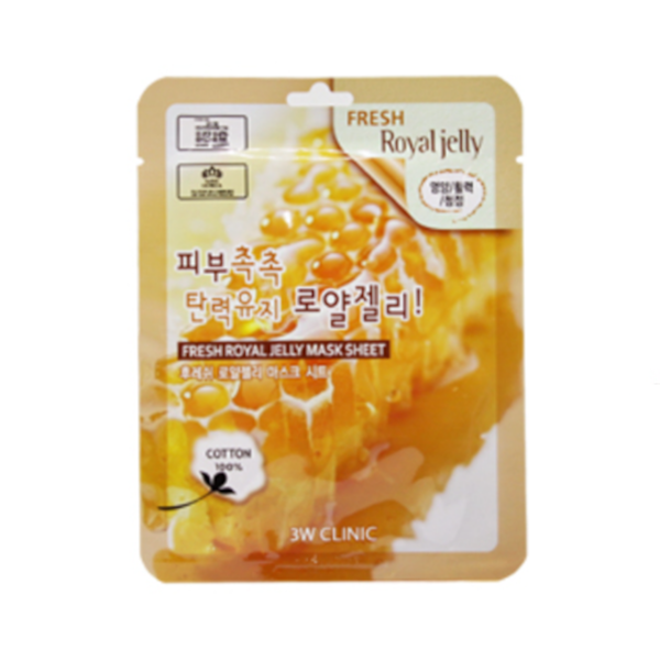 3W Clinic - Fresh Royal Jelly Mask Sheet - 1stück von 3W Clinic