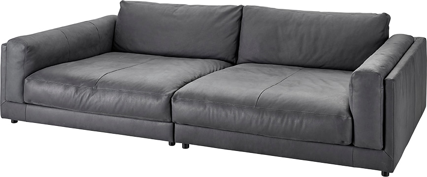 3C Candy Big-Sofa "Karalis", auch in Cord-Bezug, lose Kissen, loungige Bequemlichkeit von 3c Candy