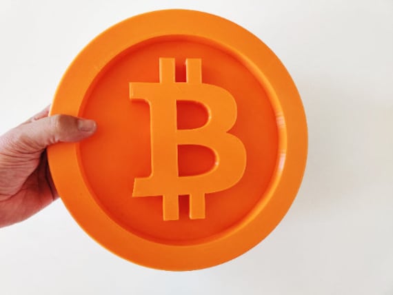 3D Printed Bitcoin Wall Art | Modern Crypto Logo Decor Unique Gift For Enthusiasts Home & Office Decoration von 3dPrintingFoundry
