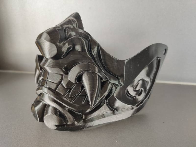 Customizable 3D Printed Samurai Mempo Mask - Diy Kit For Cosplay Enthusiasts von 3dPrintingFoundry