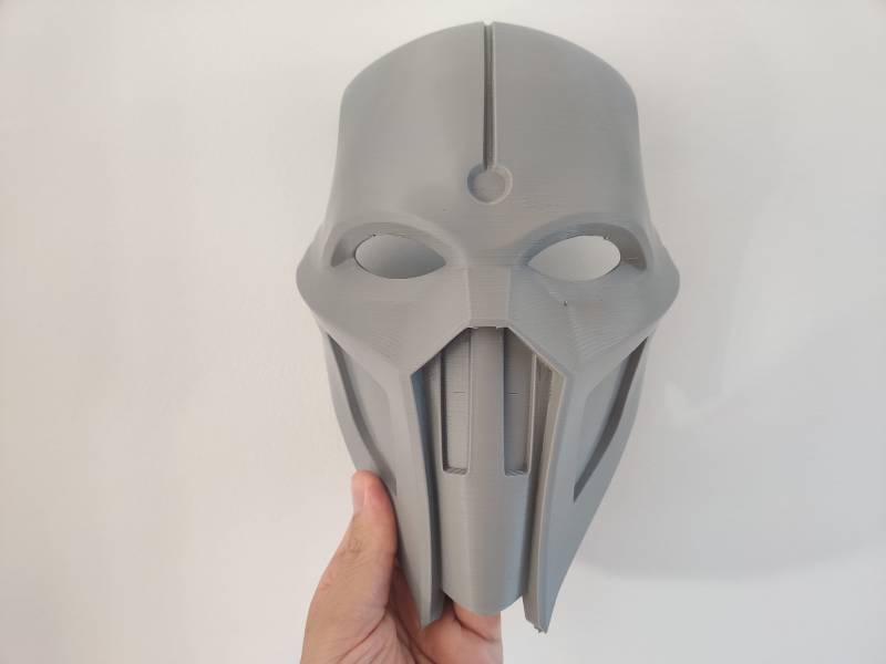 Noob Saibot Diy Mask - 3D Printed Raw Cosplay Mask, Pla Plastic, Sand & Paint Ready, Perfect For Mortal Kombat Fans von 3dPrintingFoundry