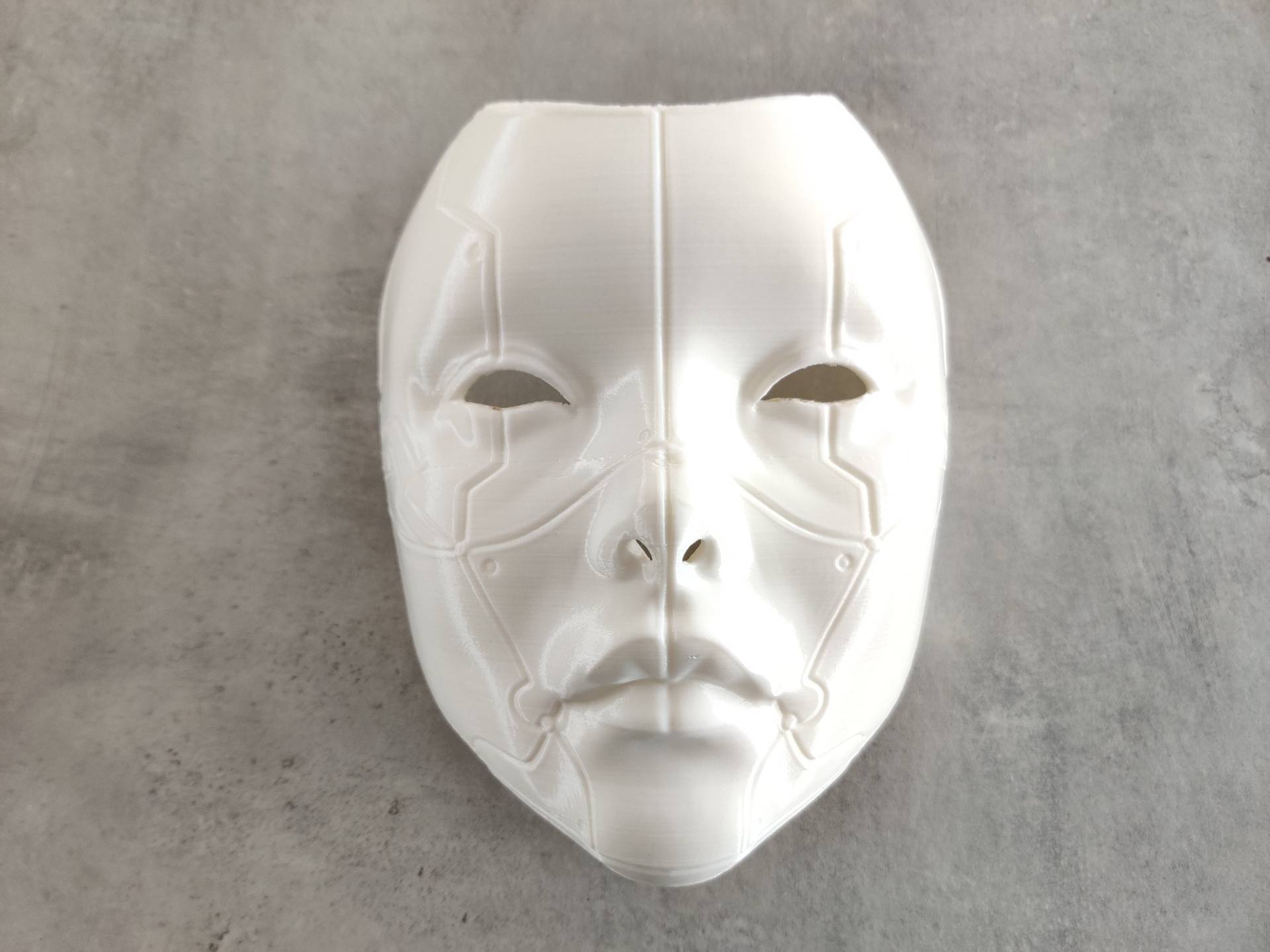 Oni Mask | 3D Printed & Very Durable Geisha Perfect For Cosplay Choose From 3 Colors Oni Mask | 3D Printed & Very Durable Geisha Perfect For Cosplay Choose From 3 Colors von 3dPrintingFoundry