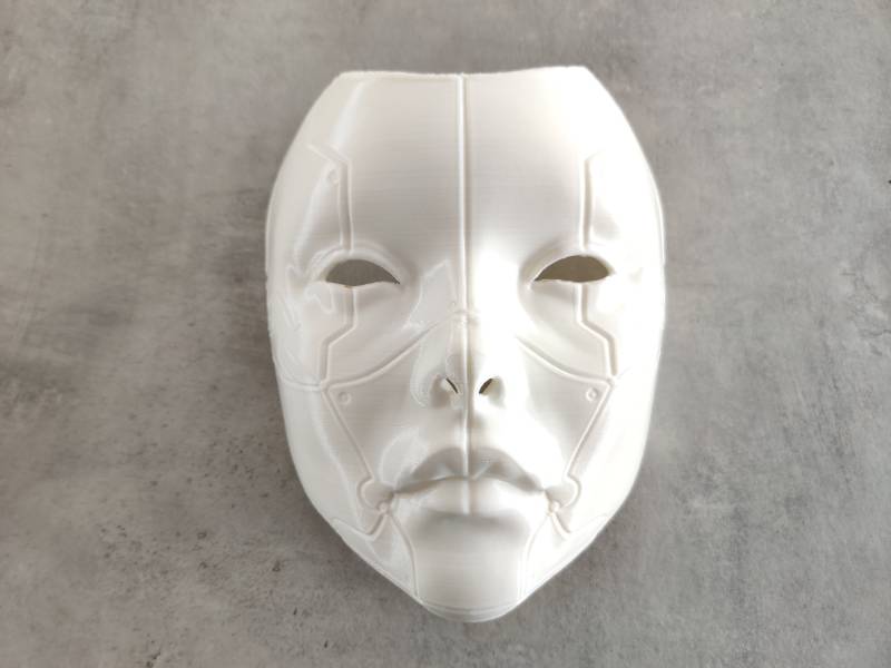 Oni Mask | 3D Printed & Very Durable Geisha Perfect For Cosplay Choose From 3 Colors von 3dPrintingFoundry