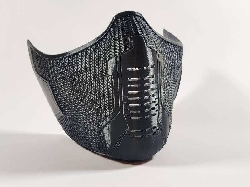 Winter Soldier Mask | Bucky Barnes Inspired 3D Printed Available in Three Colors Black, White, Gray Exceptionally Durable von 3dPrintingFoundry