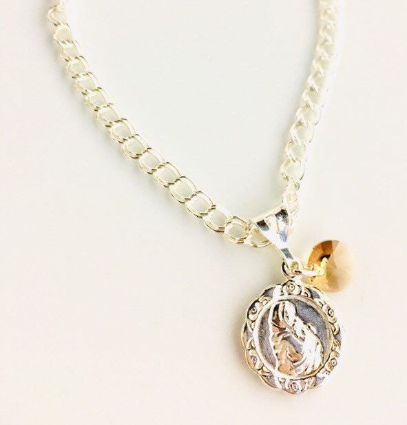 Gesegnetes Mutter Sterling Silber Und Kristall Armband Gesegnetes Mutter Sterling Silber Und Kristall Armband von 3friendssignature
