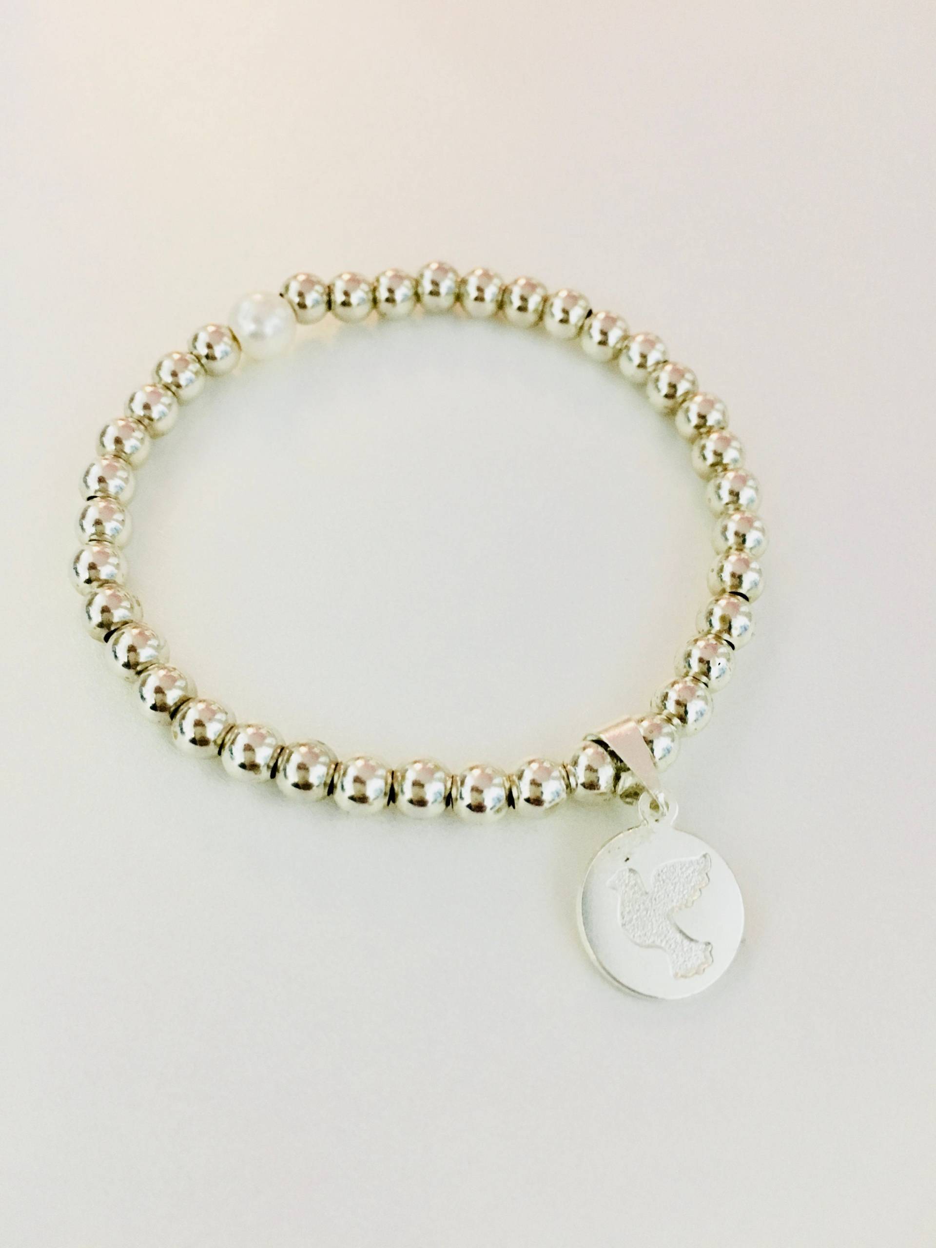 Heiliger Geist Bestätigung .925 Sterling Perlen Und Perlenarmband Heiliger Geist Bestätigung .925 Sterling Perlen Und Perlenarmband von 3friendssignature