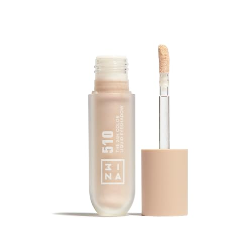 3INA MAKEUP - The 24H Color Liquid Eyeshadow 510 - Beige Perlmutt Flüssiger Lidschatten - 24H Langanhaltende - Wasserfeste Formel - Leichte und Cremige Textur - Vegan - Cruelty Free von 3ina