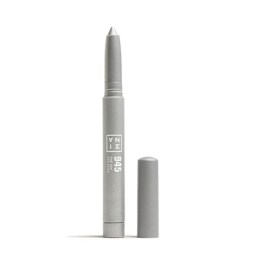 3INA MAKEUP - The 24H Eye Stick 945 - Grau Lidschatten mit Cremige Textur - Lidschatten stift Wasserfest 24h - Lidschatten mit Matte Shimmer & Mettalic Finish - Vegan - Cruelty Free von 3ina