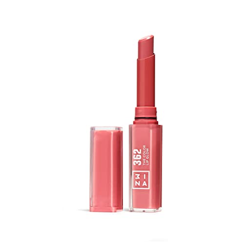 3INA MAKEUP - The Color Lip Glow 362 - Zartes Rosa Lippenstift - Glowy Saftige Lippen-Stift mit Vitamin E für Lippen zu Nähren - Lippenbalsam Hochpigmentiert - Vegan - Cruelty Free von 3ina