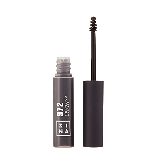 3INA MAKEUP - The Eyebrow Mascara 972 - Grau - Fixiert Definiert Volumen - Nicht klebende Gel-Formel - Dichte & Vollere Augenbrauen - Multiplikator-Effekt - Gel Formel - Vegan - Cruelty Free von 3ina