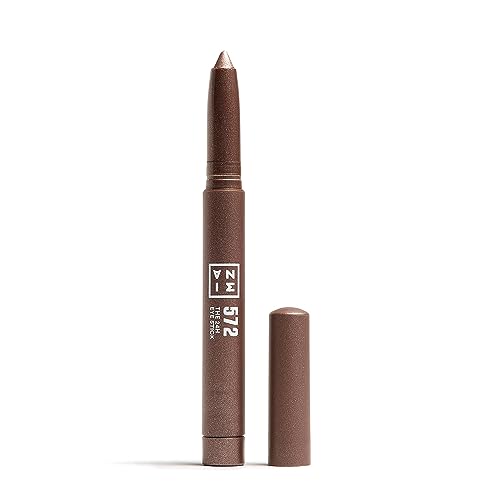 3INA MAKEUP - The 24H Eye Stick 572 - Kühles Braun Lidschatten mit Cremige Textur - Lidschatten stift Wasserfest 24h - Lidschatten mit Matte Shimmer & Mettalic Finish - Vegan - Cruelty Free von 3ina