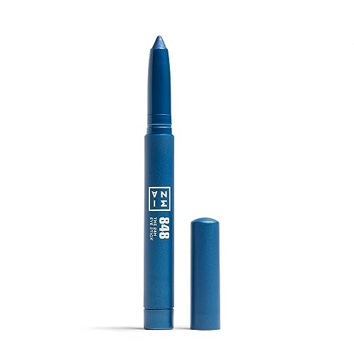 3INA MAKEUP - The 24H Eye Stick 848 - Hellblau Lidschatten mit Cremige Textur - Lidschatten stift Wasserfest 24h - Lidschatten mit Matte Shimmer & Mettalic Finish - Vegan - Cruelty Free von 3ina