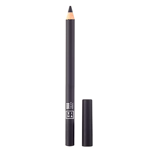 3INA MAKEUP - Vegan - Cruelty Free - The Eye Pencil 988 - Grau - Langlebige Formel - Hochpigmentiert - Cremige Textur - Augenstift mit integriertem Blender - Leicht zu verblenden - Mattes Finish von 3ina