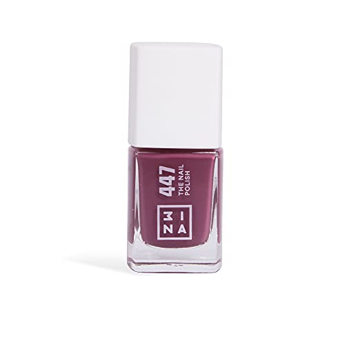 3INA MAKEUP - The Nail Polish 447 - Lila Nagellack Langanhaltende mit Glänzende und Geschmeidige Farbe - Nagellack Schnelle Trocknung & Einfaches Auftragen - Vegan - Cruelty Free von 3ina