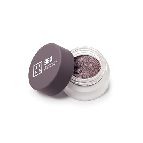 3INA MAKEUP - The 24H Cream Eyeshadow 963 - Taupe Lidschatten mit Cremige Textur - Mattes Schimmerndes und Glitzer Lidschatten-Finish - Wasserfest Creme Lidschatte - Vegan - Cruelty Free von 3ina