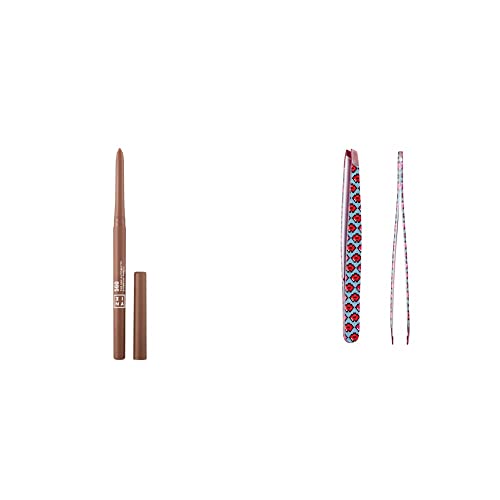 3INA MAKEUP - Vegan - The 24h Automatic Eyebrow Pencil 560 + The Pixel Tweezers - Augenbrauenstift - Perfektion der Augenbrauen - Makeup Set von 3ina