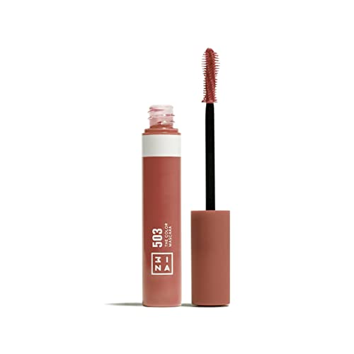 3INA MAKEUP - The Color Mascara 503 - Nude Wimperntusche mit Keratin - Umfang und Definition - Bunte Wimperntusche für Empfindliche Augen und Langanhaltende - Hochpigmentiert - Vegan - Cruelty Free von 3ina