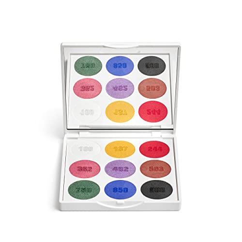 3INA MAKEUP - The Color Palette - Iconic Numbers - Mehrfarbig Lidschatten Palette Langanhaltende Farbtöne - Multicolor Lidschatten avec Matte glitter & Mettalic Finish - Vegan - Cruelty Free von 3ina