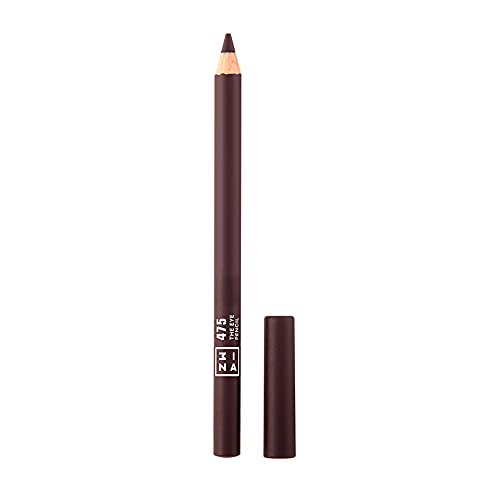 3ina MAKEUP - Vegan - Cruelty Free - The Eye Pencil 475 - Kastanienbraun - Langhaltende Definition - Augenstift mit eingebautem Mixer, 1.12 ml von 3ina