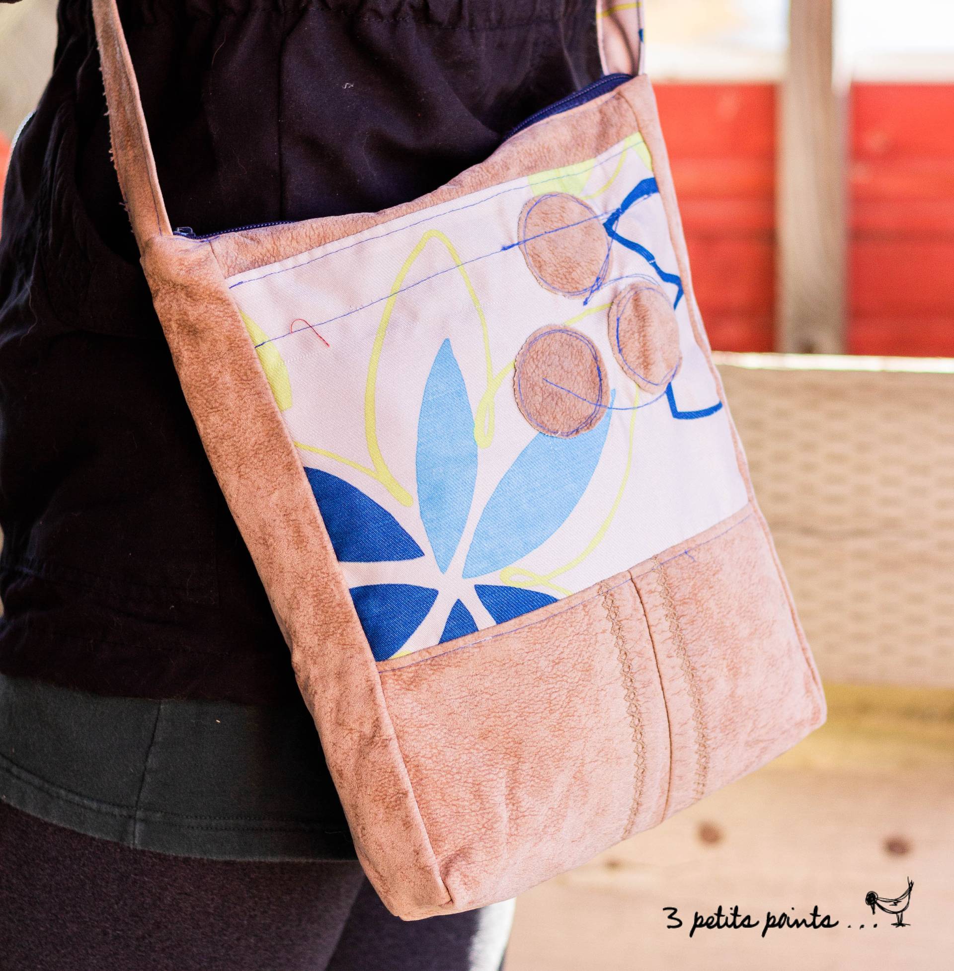 Umhängetasche Aus Recyceltem Wildleder - Umweltfreundliche Eleganz Umhängetasche Aus Recyceltem Wildleder - Umweltfreundliche Eleganz von 3petitspoints