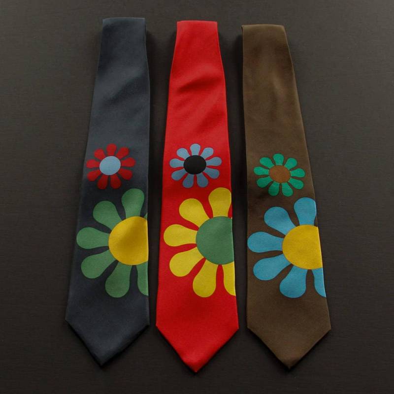 Chris Coleman Tequila Sunrise Krawatte/Spaß Und Einzigartig Neuheit Abstrakt Geometrisch Retro Stil Geschenk Des Vaters Tag Hochzeiten von 3rdFloorIndustries