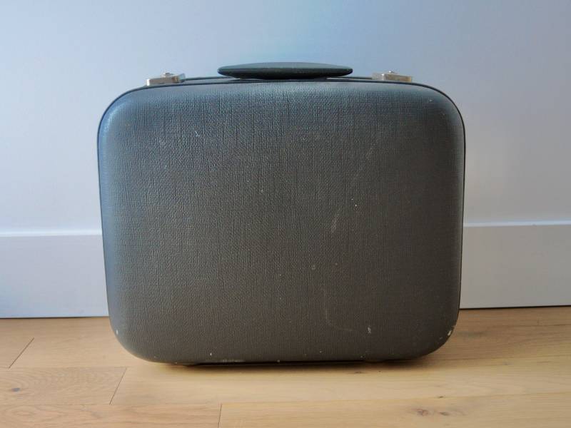 Blauer Vintage-Koffer Blauer Vintage-Koffer von 3rvintages