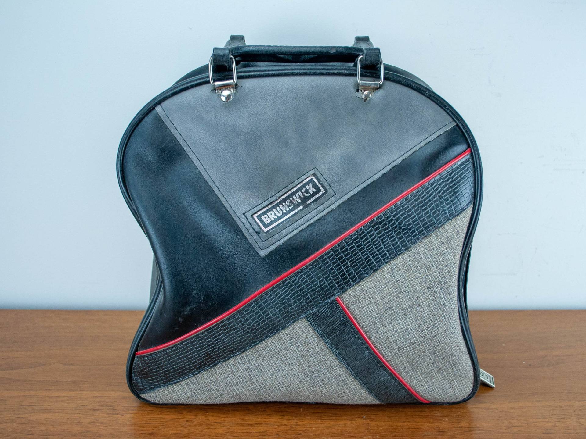 Vintage Schwarze Brunswick Bowling-Ausrüstungstasche - 1980Er Jahre von 3rvintages
