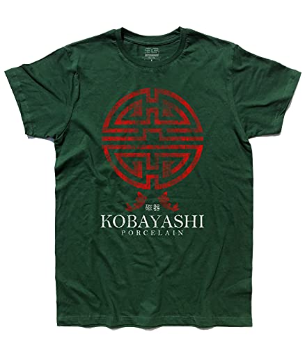 3styler Kobayashi Porcelain Herren-T-Shirt – der übliche Verdächtige – The Usual Suspects – Linie Classic – 100 % Baumwolle 185 g/m², grün, Medium 3styler Kobayashi Porcelain Herren-T-Shirt – der übliche Verdächtige – The Usual Suspects – Linie Classic – 100 % Baumwolle 185 g/m², grün, Medium von 3styler