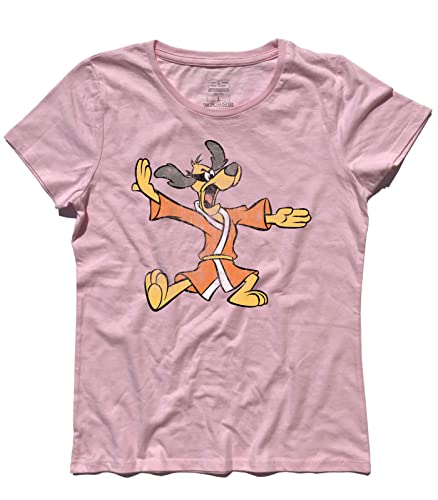 3styler T-Shirt Damen Die Furia Von Hong Kong Penrod Penry Pooch Pfui Karate - Karton Jahre 70 Trikot - Linie Classic - 100% Baumwolle 185 Gr/Qm (L, Pink) von 3styler