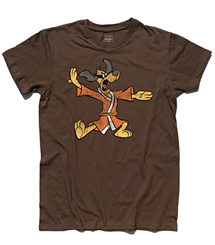 3styler T-Shirt Die Furia Von Hong Kong Penrod Penry Pooch Pfui Karate - Karton Jahre 70 Trikot - Linie Classic - 100% Baumwolle 185 Gr/Qm (L, Schokolade) von 3styler