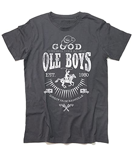 3styler T-Shirt Good Ole Boys - Blues Hemd - Linie Vintage - Baumwolle Bio 140 Gr/Qm von 3styler