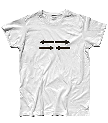 3styler T-Shirt für Herren, Flinker, Alchemy - Mark Knopfler, Weiß, Large von 3styler