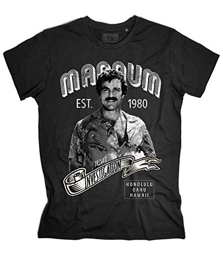 3stylercollection vintage Men's T-Shirt Magnum Pi The Hawaii Private Investigator von 3stylershop