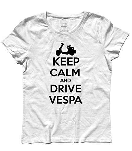 3stylershop T-Shirt Keep Calm and Drive Vespa - Mods Style von 3stylershop