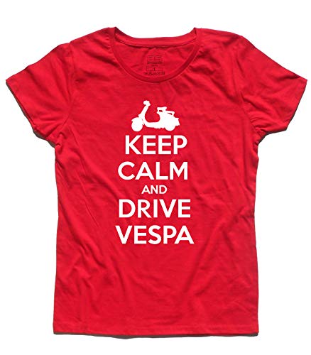 3stylershop T-Shirt Keep Calm and Drive Vespa - Mods Style von 3stylershop