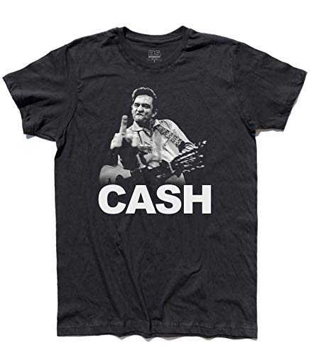 3stylershop Men's T-Shirt Johnny Cash - F*** Finger 3stylershop Men's T-Shirt Johnny Cash - F*** Finger von 3stylershop