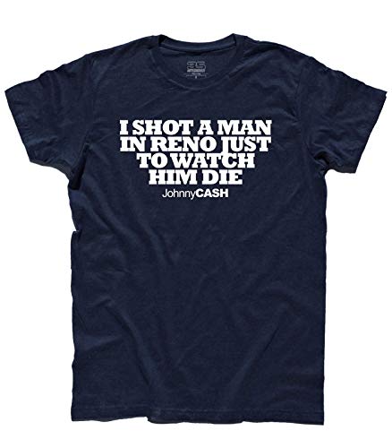 3stylershop Men's T-Shirt Johnny Cash Inspiriert Von Folsom Gefängnis Blues von 3stylershop