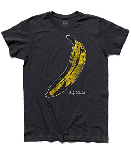 T-Shirt Herren Banane Inspiriert A Andy Warhol und Ai Velvet Underground - Schwarz, XX-Large von 3stylershop