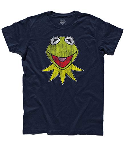 3stylershop T-Shirt Herren Kermit die Frosch - The Muppet Show - Blau, XL 3stylershop T-Shirt Herren Kermit die Frosch - The Muppet Show - Blau, XL von 3stylershop