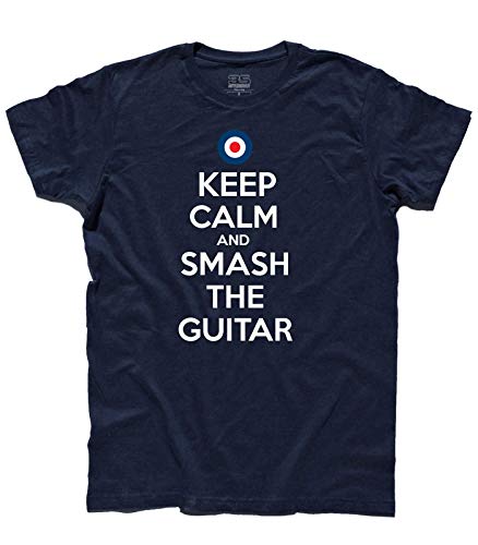 Men's T-Shirt Keep Calm and Smash The Guitar - Pete Townshend von 3stylershop