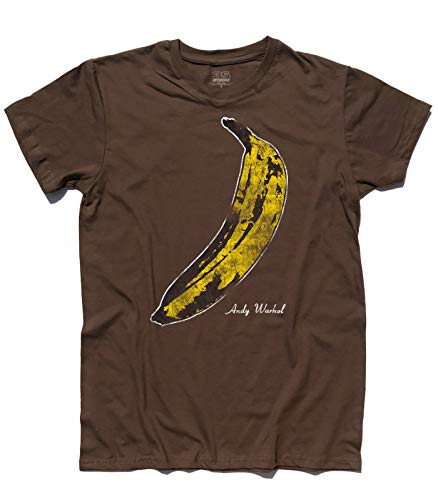 T-Shirt Herren Banane Inspiriert A Andy Warhol und Ai Velvet Underground - Schokolade, L T-Shirt Herren Banane Inspiriert A Andy Warhol und Ai Velvet Underground - Schokolade, L von 3stylershop