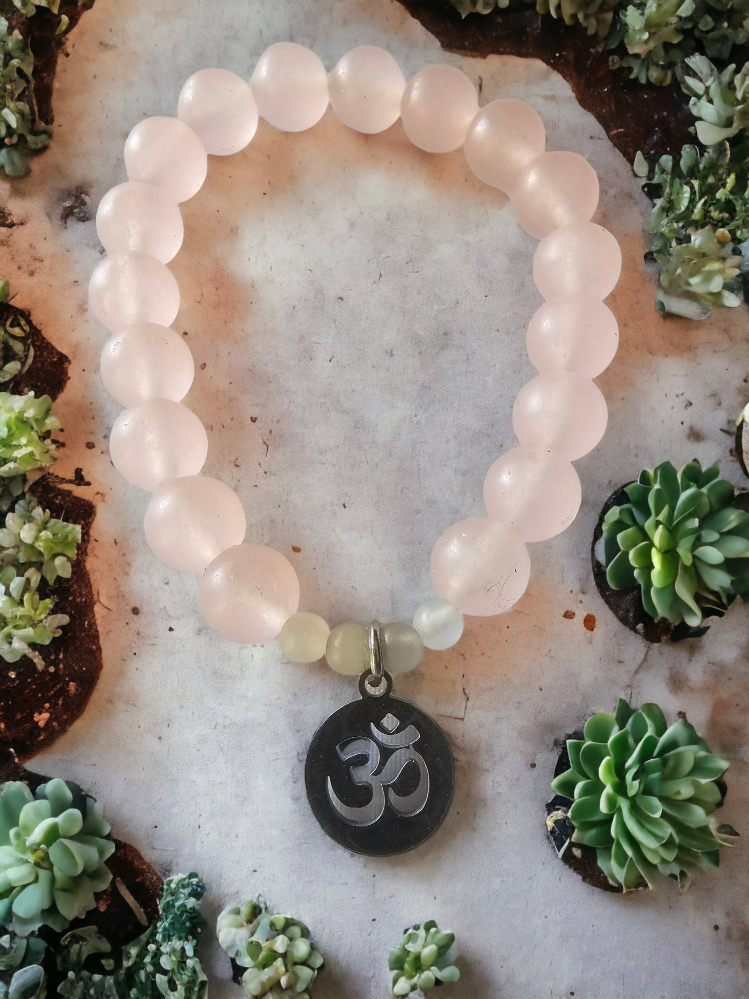 Jade Armband "Sanft Om" Jade Armband "Sanft Om" von 3wishesV