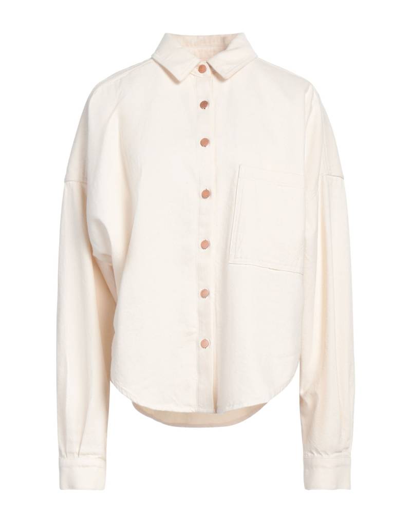 3x1 NYC Jeanshemd Damen Elfenbein von 3x1 NYC