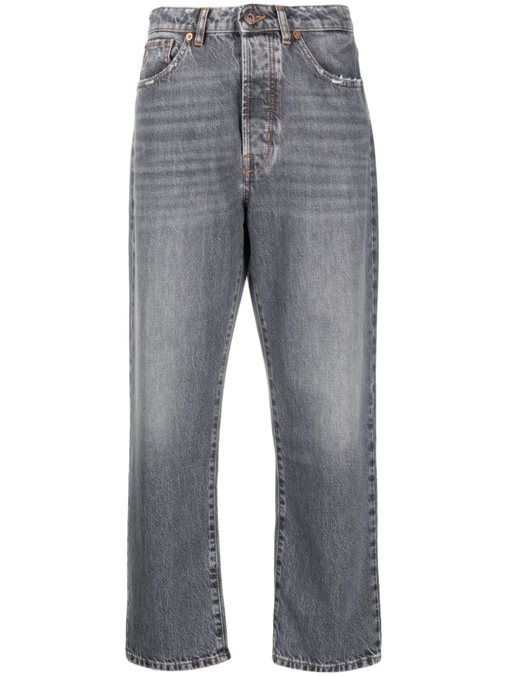 3x1 Boyfriend-Jeans mit hohem Bund - Grau von 3x1