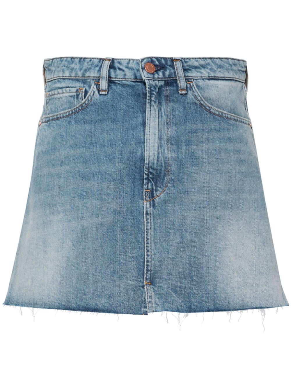 3x1 Celine Minirock aus Denim - Blau von 3x1