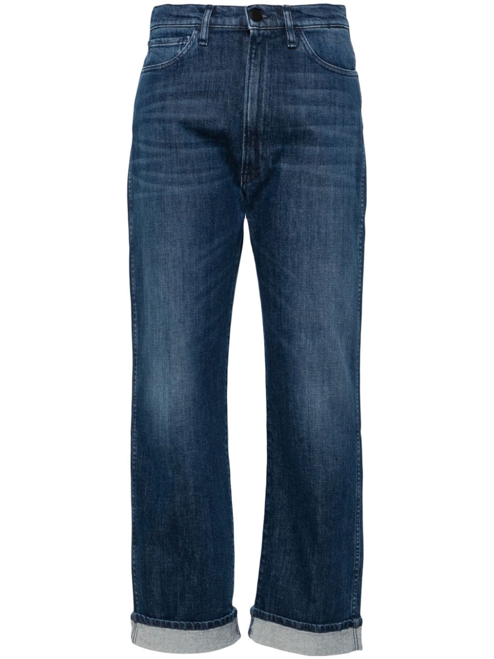 3x1 Halbhohe Cropped-Jeans - Blau von 3x1