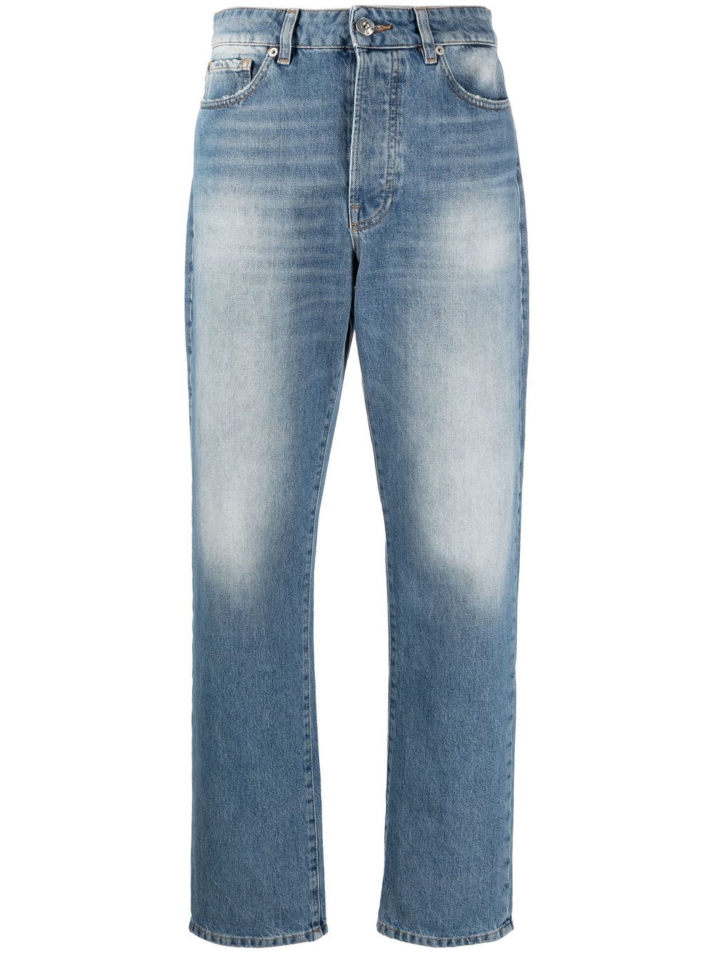 3x1 Gerade Jeans im Distressed-Look - Blau von 3x1