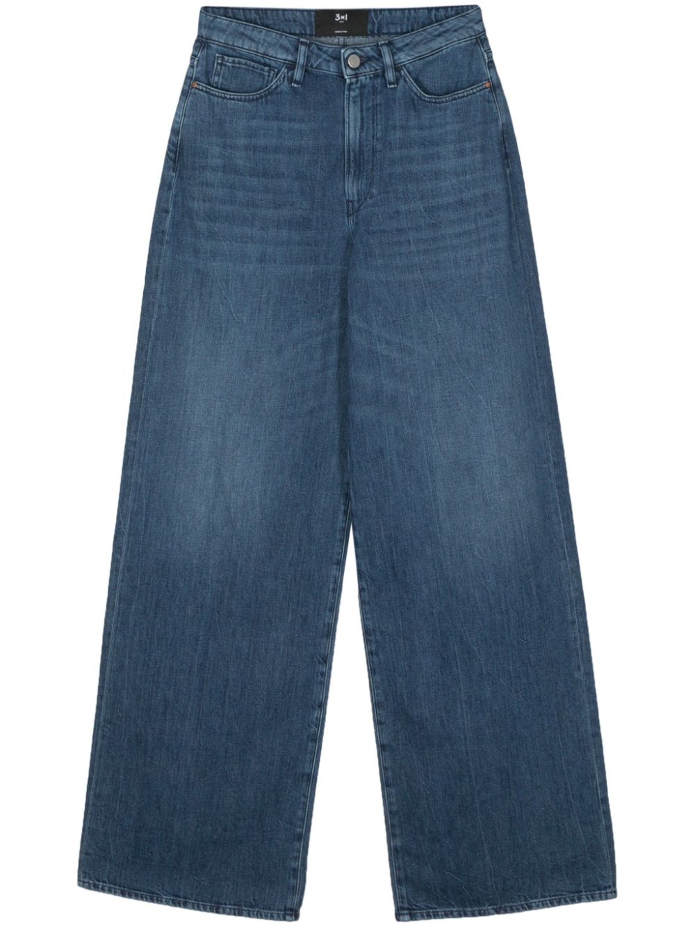 3x1 Weite High-Rise-Jeans - Blau von 3x1