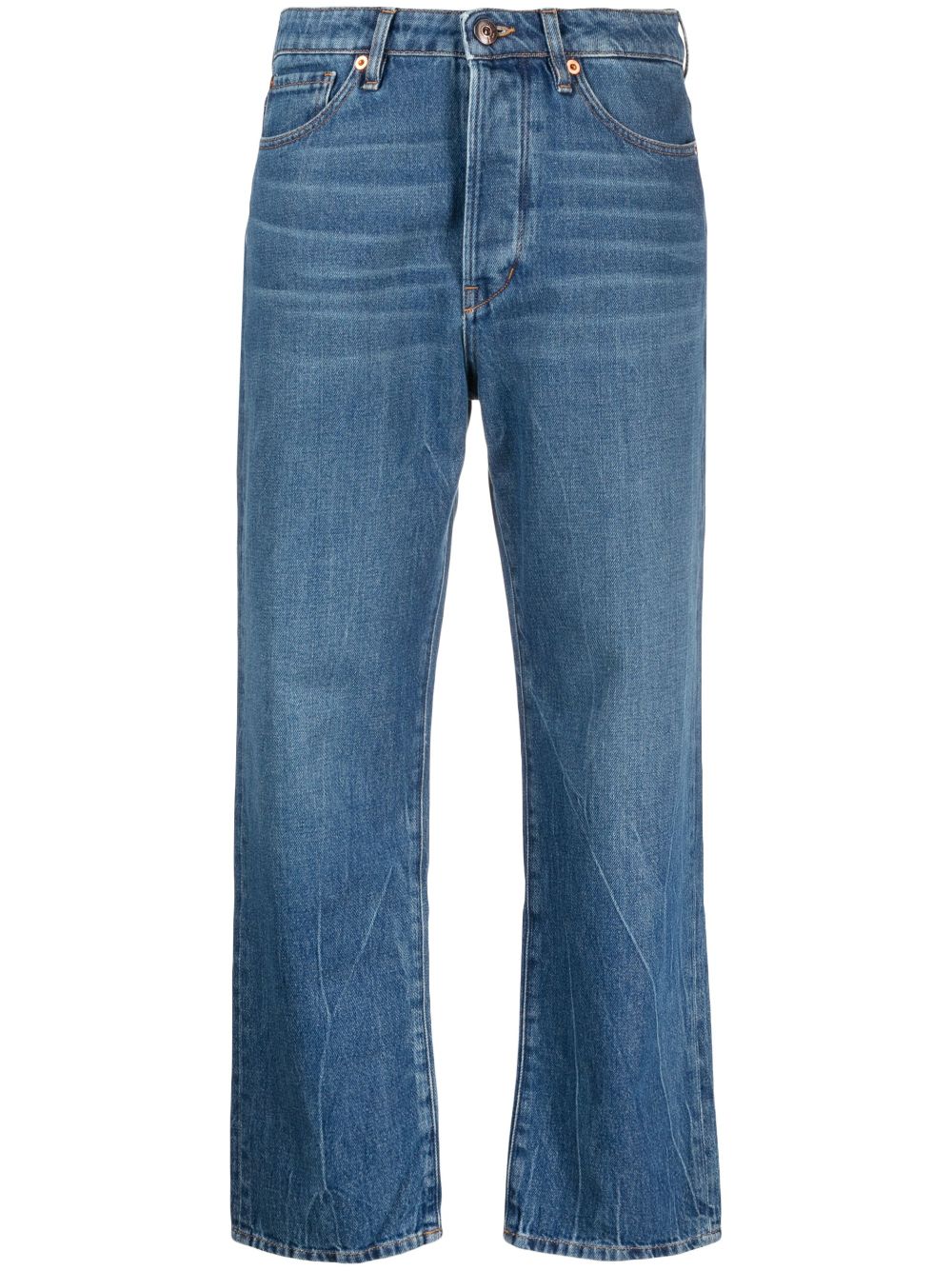 3x1 Weite Cropped-Jeans - Blau von 3x1